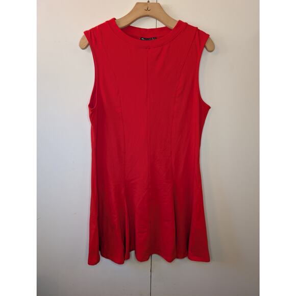 ASOS Cotton Sleeveless Mini Red Sundress - Picture 12 of 13